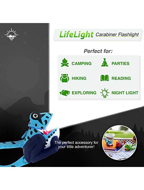 Sun Company Lifelight Animal Carabiner Flashlight | Animal Keychain Lights