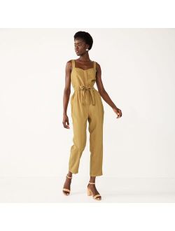 Sweetheart Tapered Jumpsuit