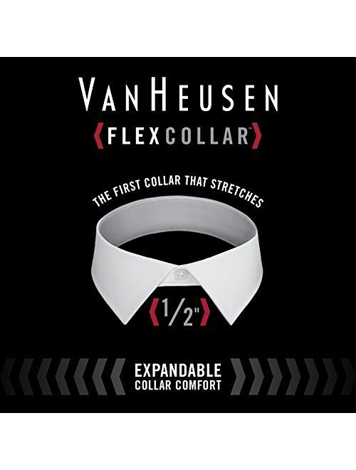 Van Heusen Mens BIG and TALL Dress Shirt Flex Collar Stretch Solid