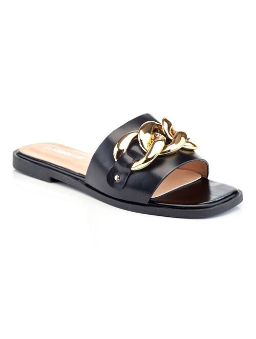 Henry Ferrera Open Toe Women's Flat Sandals