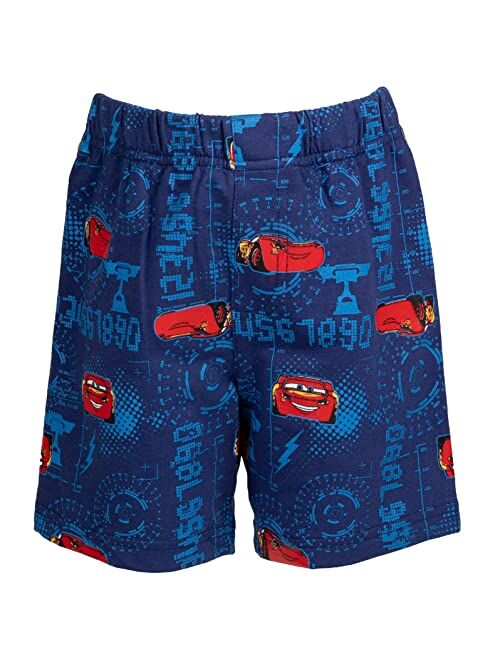 Disney Pixar Cars Lightning McQueen French Terry Shorts Set