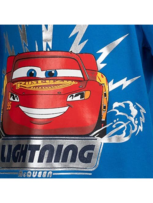 Disney Pixar Cars Lightning McQueen French Terry Shorts Set