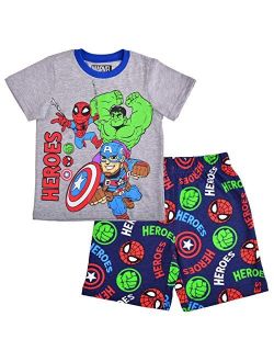 Boy's 2-Piece Spider-Man Raglan Shirt and Short Set
