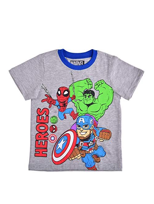 Marvel Boy's 2-Piece Spider-Man Raglan Shirt and Short Set