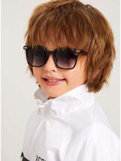 Kids Rivet Decor Fashion Glasses