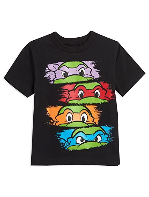Nickelodeon Teenage Mutant Ninja Turtles Donatello Leonardo Michelangelo Raphael T-Shirt and Mesh Shorts Set