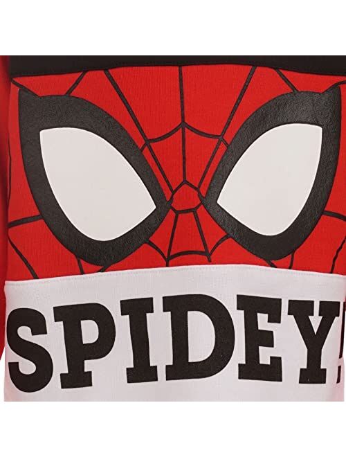 Marvel Spider-Man Pullover Sweatshirt and Jogger Pants Set Toddler to Big Kid
