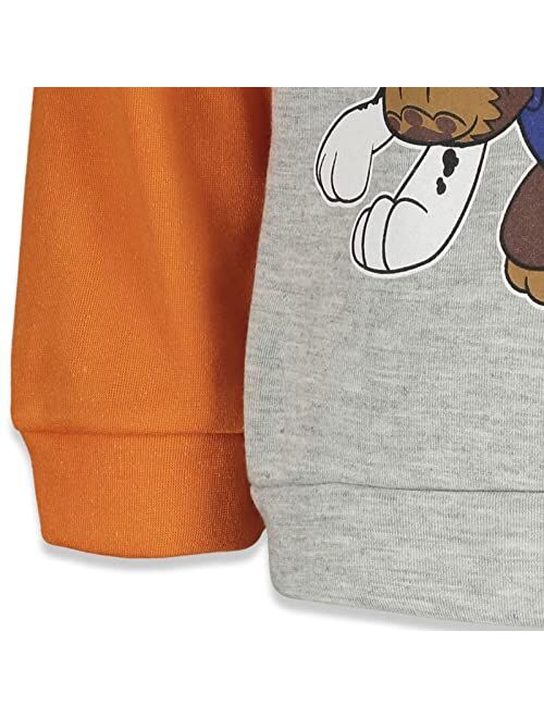 Nickelodeon Paw Patrol Rocky Rubble Marshall Fleece Pullover Sweatshirt and Jogger Pants Set Toddler to Big Kid