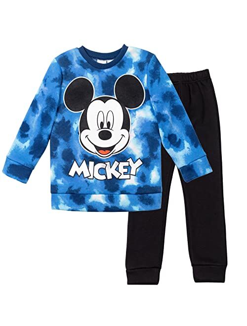 Disney Mickey Mouse Pullover Sweatshirt and Jogger Pants Set Infant to Big Kid