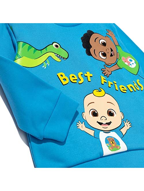 CoComelon Cody JJ Fleece Pullover Sweatshirt and Jogger Pants Set Infant to Toddler