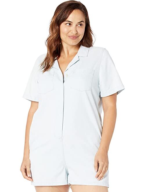Madewell Denim Relaxed Coverall Romper