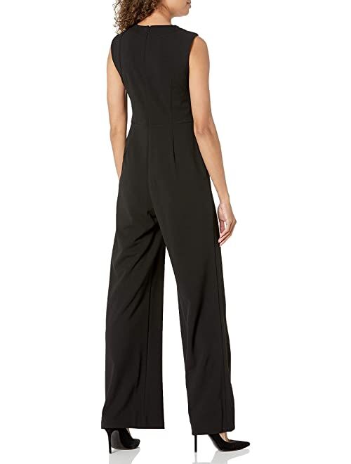 Calvin Klein Women's Sleeveless Jumpsuit with Cut Outs