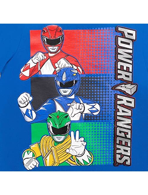 Power Rangers Graphic T-Shirt and Mesh Shorts Outfit Set Toddler to Big Kid