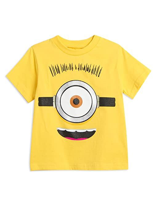 Despicable Me Minions Graphic T-Shirt and Shorts Outfit Set Infant to Little Kid