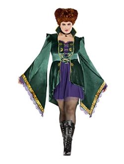 Spirit Halloween Spirit Adult Winifred Sanderson Halloween Hocus Pocus Costume Dress | OFFICIALLY LICENSED
