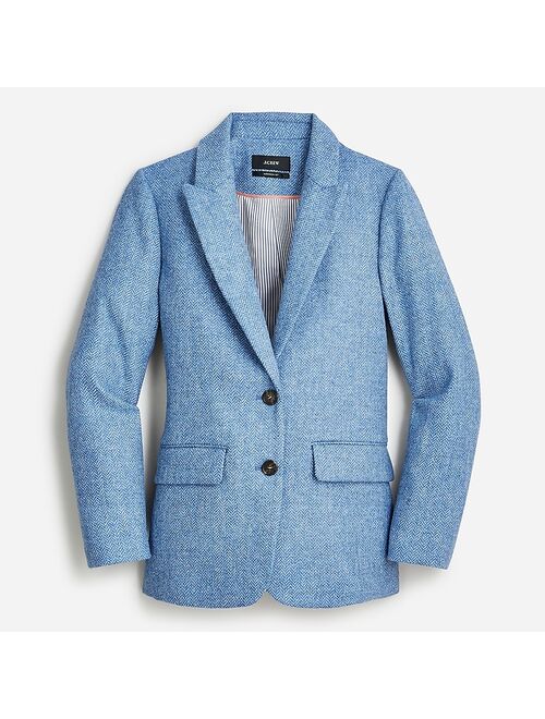 Buy J.Crew Sommerset blazer in blue herringbone wool online Topofstyle