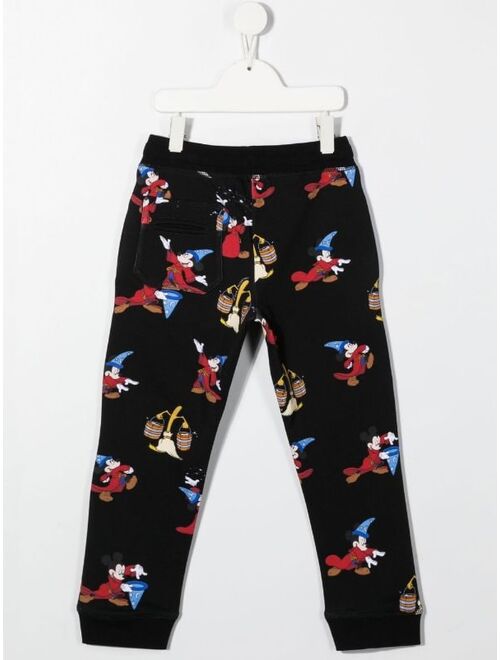 Stella McCartney Kids Mickey Mouse cotton sweatpants