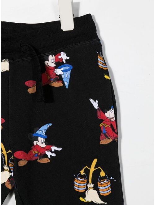 Stella McCartney Kids Mickey Mouse cotton sweatpants