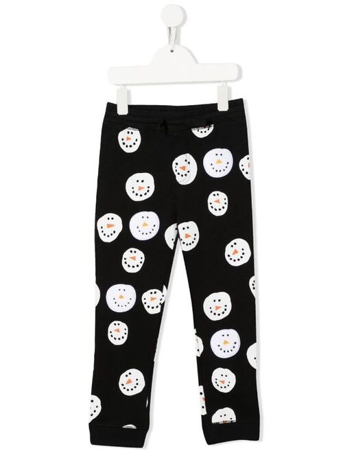 Stella McCartney Kids graphic-print organic-cotton trousers