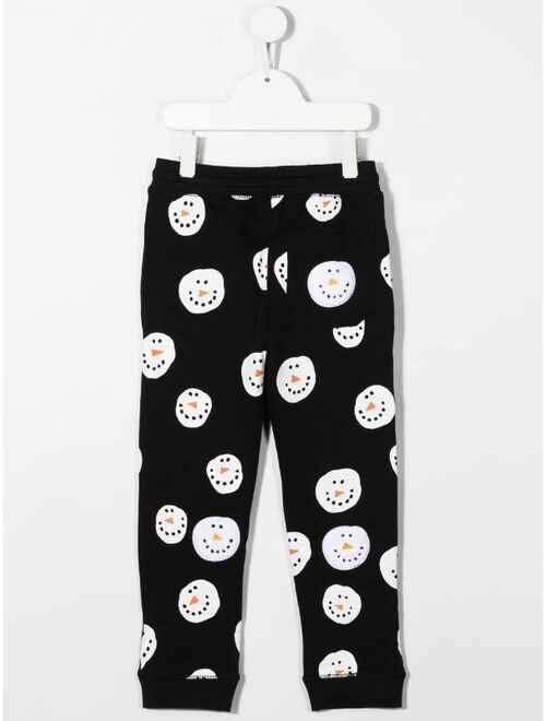 Stella McCartney Kids graphic-print organic-cotton trousers