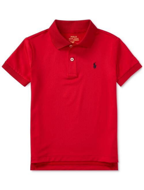 POLO RALPH LAUREN Toddler Boys Moisture-wicking Tech Jersey Polo Shirt