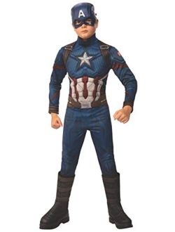 Marvel: Avengers Endgame Child's Deluxe Captain America Costume & Mask
