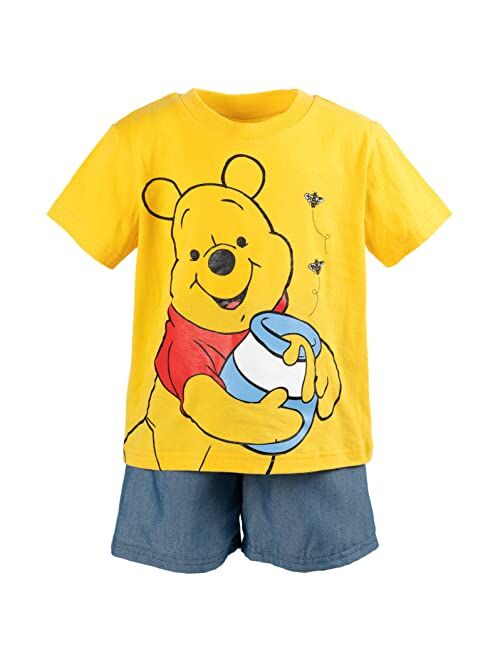 Disney Winnie the Pooh Graphic T-Shirt and Shorts Set Infant to Little Kid