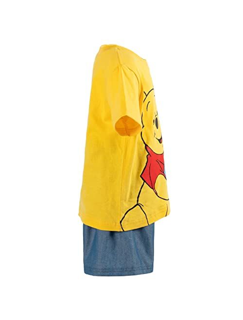Disney Winnie the Pooh Graphic T-Shirt and Shorts Set Infant to Little Kid