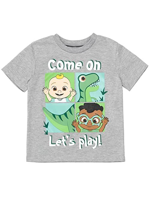 CoComelon Tomtom Yoyo JJ Graphic T-Shirt French Terry Shorts Outfit Set Infant to Toddler