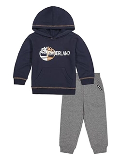 Boys' 2 Pieces Hooded Pullover Pants Set