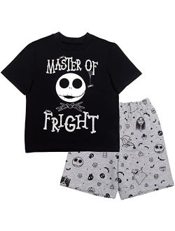 Nightmare Before Christmas Jack Skellington Little Boys T-Shirt Shorts