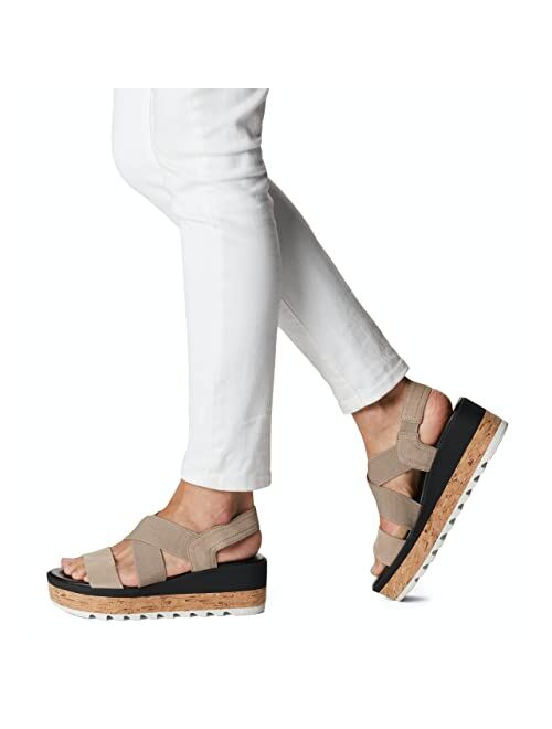 SOREL Women's Cameron Flatform Slingback Sandals