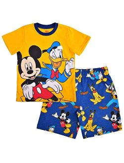 Boy's 2-Piece Mickey and Friends Tee and Short Set