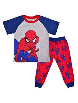 Boy's 2-Piece Spider-Man Raglan Shirt and Jogger Pants Set