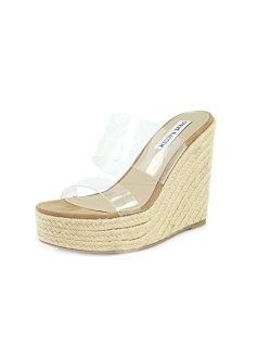 Sunrise Wedge Sandals for Women - Jute Wrapped Wedge Heel, Padded Footbed, and Open-Toe
