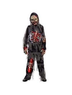 Horror Black Zombie Costume for Halloween Dress Up Party, Festivals, Theme Party Costumes