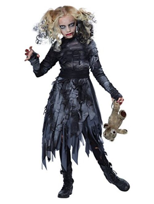 California Costumes Child Zombie Girl Halloween Costume