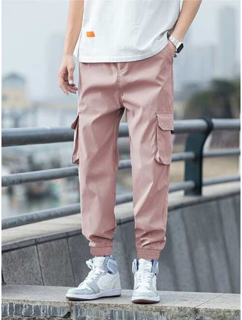 Buy Shein Men Drawstring Waist Cargo Pants online Topofstyle
