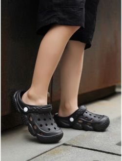 Boys Hollow Detail Vented Clogs