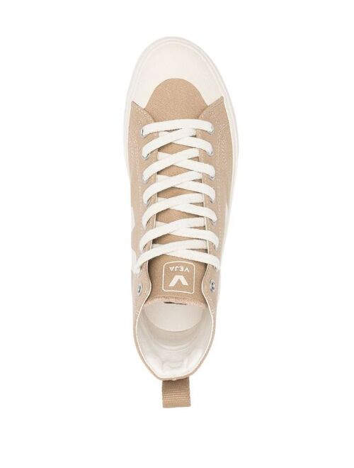 VEJA Nova high-top canvas sneakers