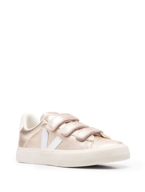 VEJA Recife metallic touch-strap sneakers
