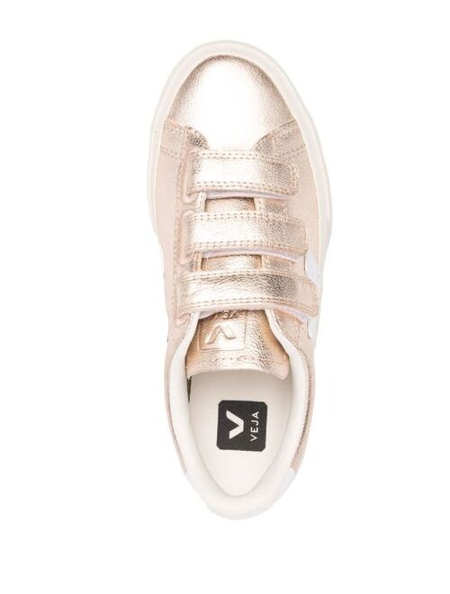 VEJA Recife metallic touch-strap sneakers