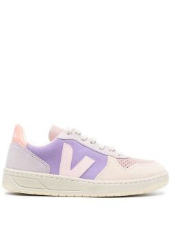 V-10 colour-block low top sneakers