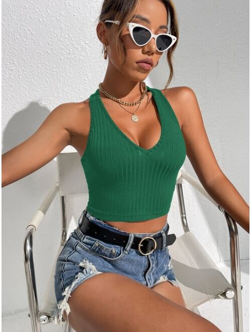 SHEIN Racer Back Tank Top