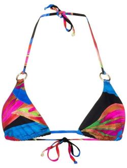 Louisa Ballou ring-hardware triangle bikini top
