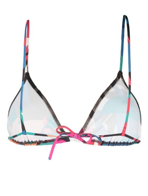 ERES Lentisque abstract-print bikini top
