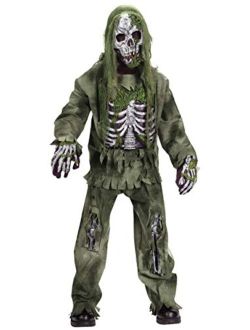 Child Skeleton Zombie Halloween Costume