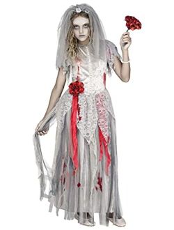 Girls Zombie Bride Halloween Costume