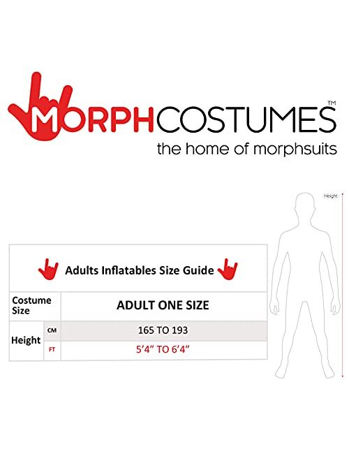 Morph Costumes Adult Inflatable Zombie Costume Blow Up Zombie Hunter Scary Halloween Costumes