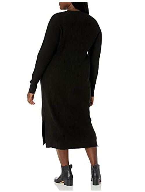 The Drop Women's Renata Rib Midi Dress